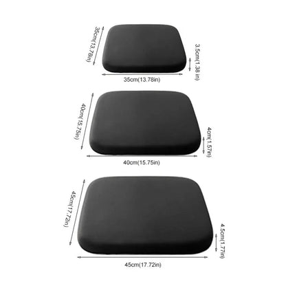 Seat Cushion Ergonomic Foam Non-Slip Base Removable Cover