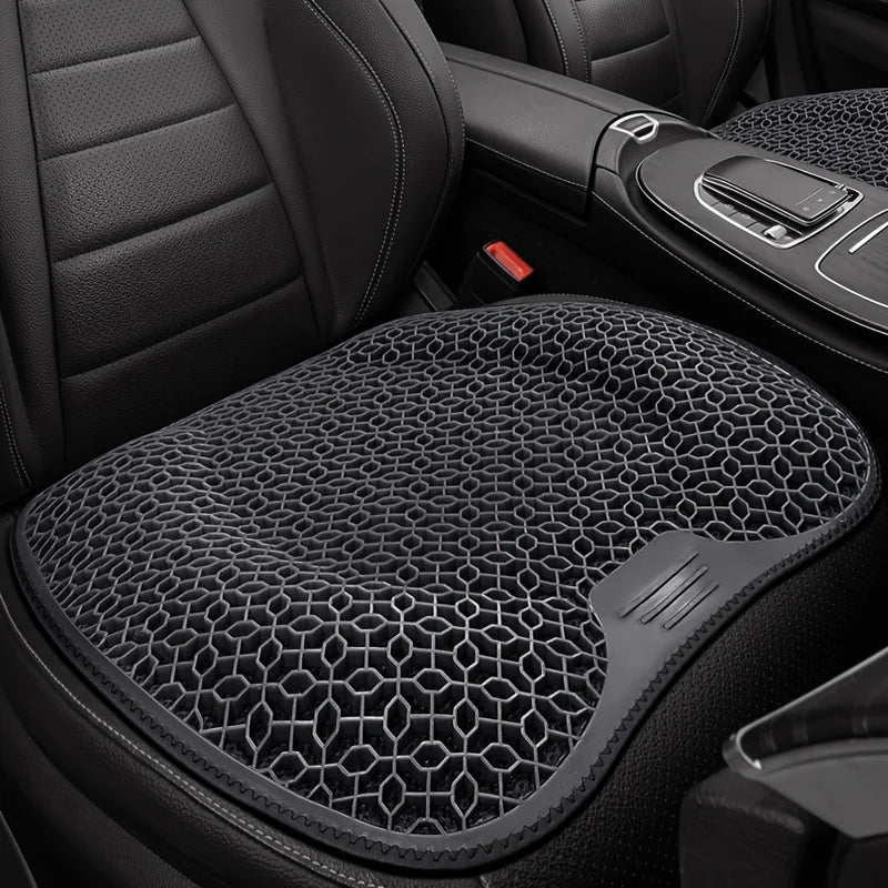 Seat Cushion Ergonomic Gel Honeycomb Machine Washable Cover