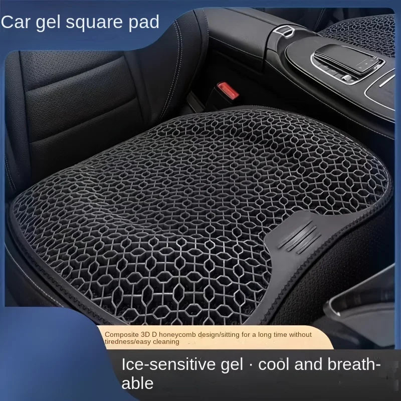 Seat Cushion Ergonomic Gel Honeycomb Machine Washable Cover