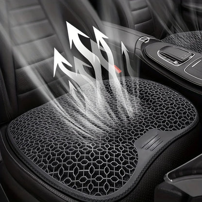 Seat Cushion Ergonomic Gel Honeycomb Machine Washable Cover