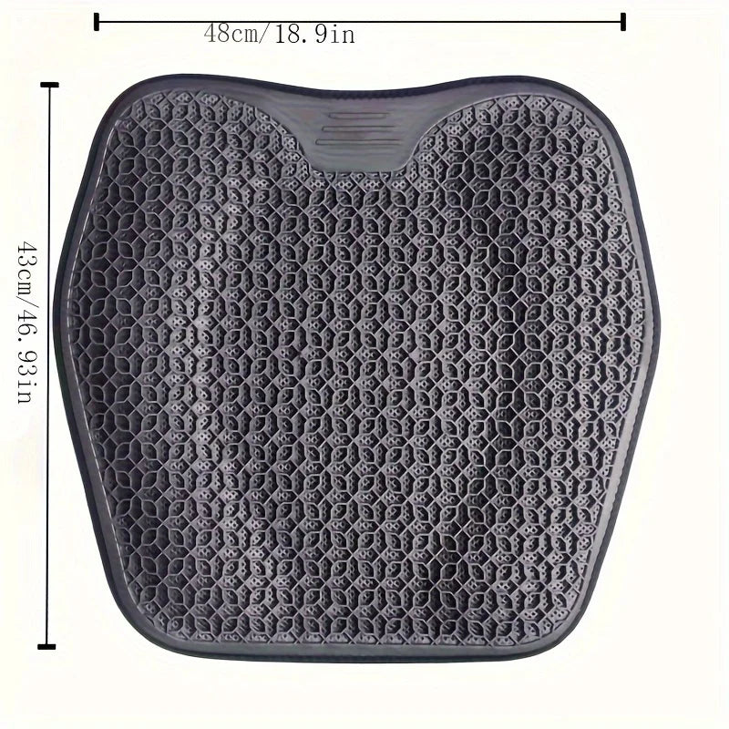 Seat Cushion Ergonomic Gel Honeycomb Machine Washable Cover