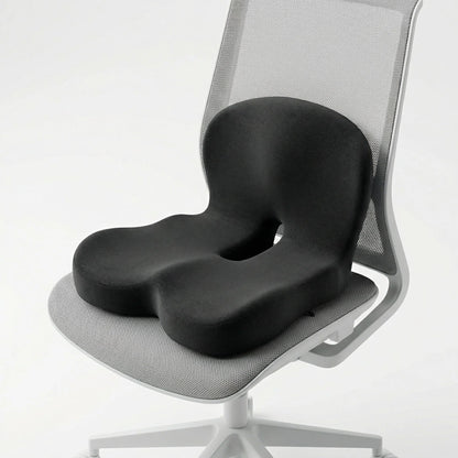 Seat Cushion Ergonomic Memory Foam Non-Slip Bottom