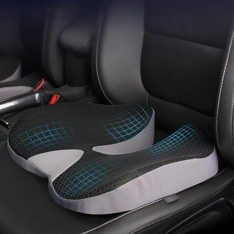 Seat Cushion U-Shaped Slow-Rebound Memory Foam Non-Slip Washable Cover