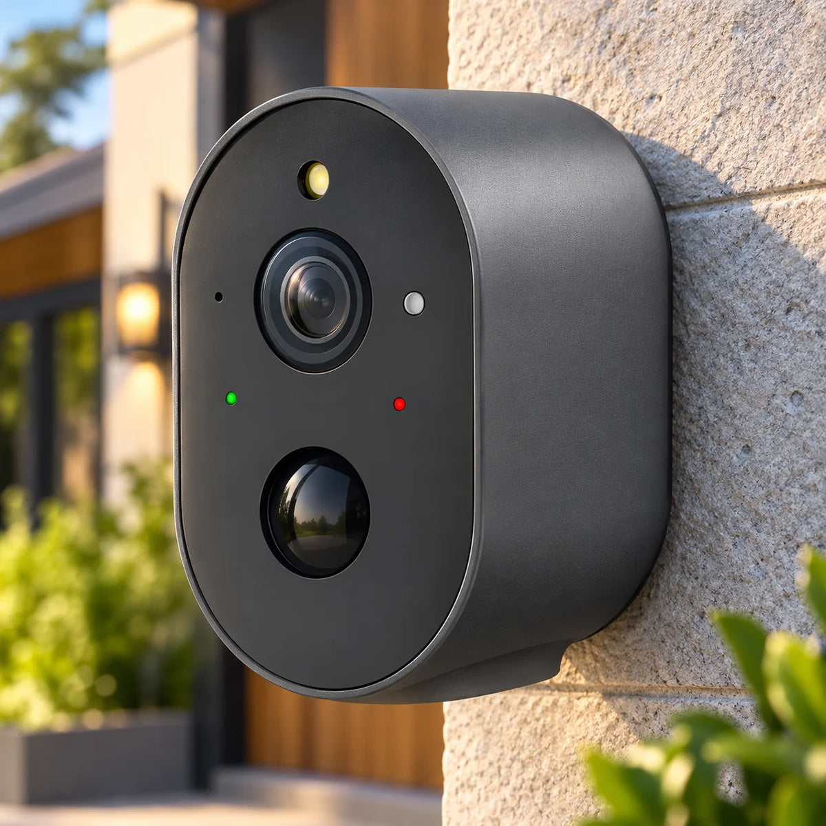 Security Camera Battery-Powered Wireless 1080p Night Vision