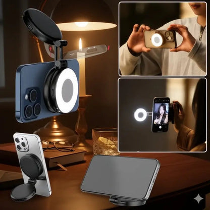 Selfie Ring Light Magnetic Clip Rechargeable USB-C