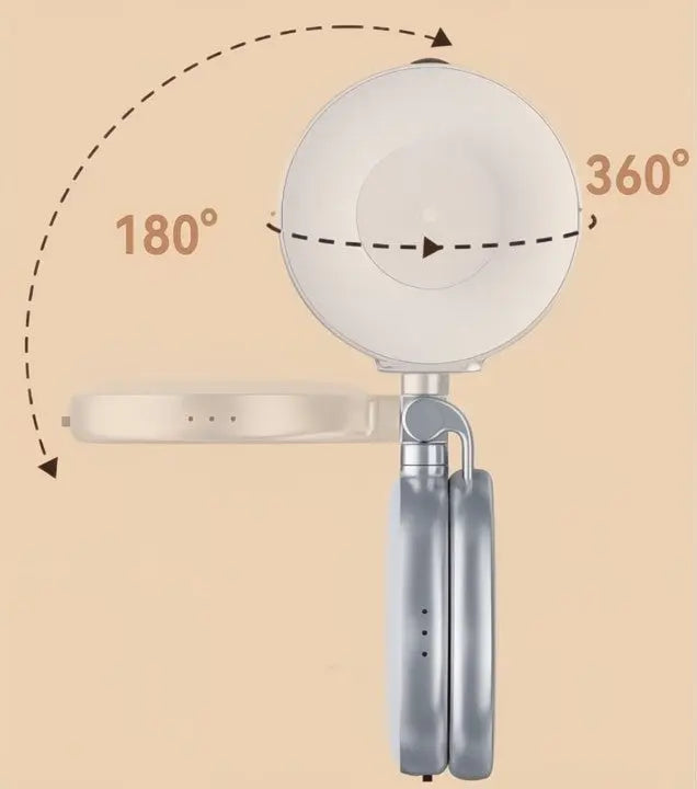 Selfie Ring Light Magnetic Clip Rechargeable USB-C