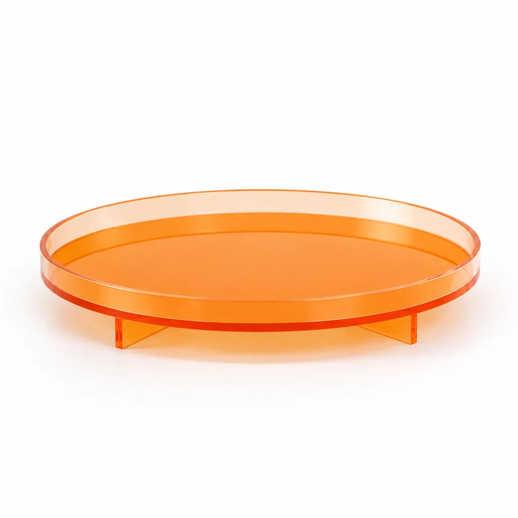 Serving Tray Food-Safe Acrylic Modern Retro Scratch-Resistant