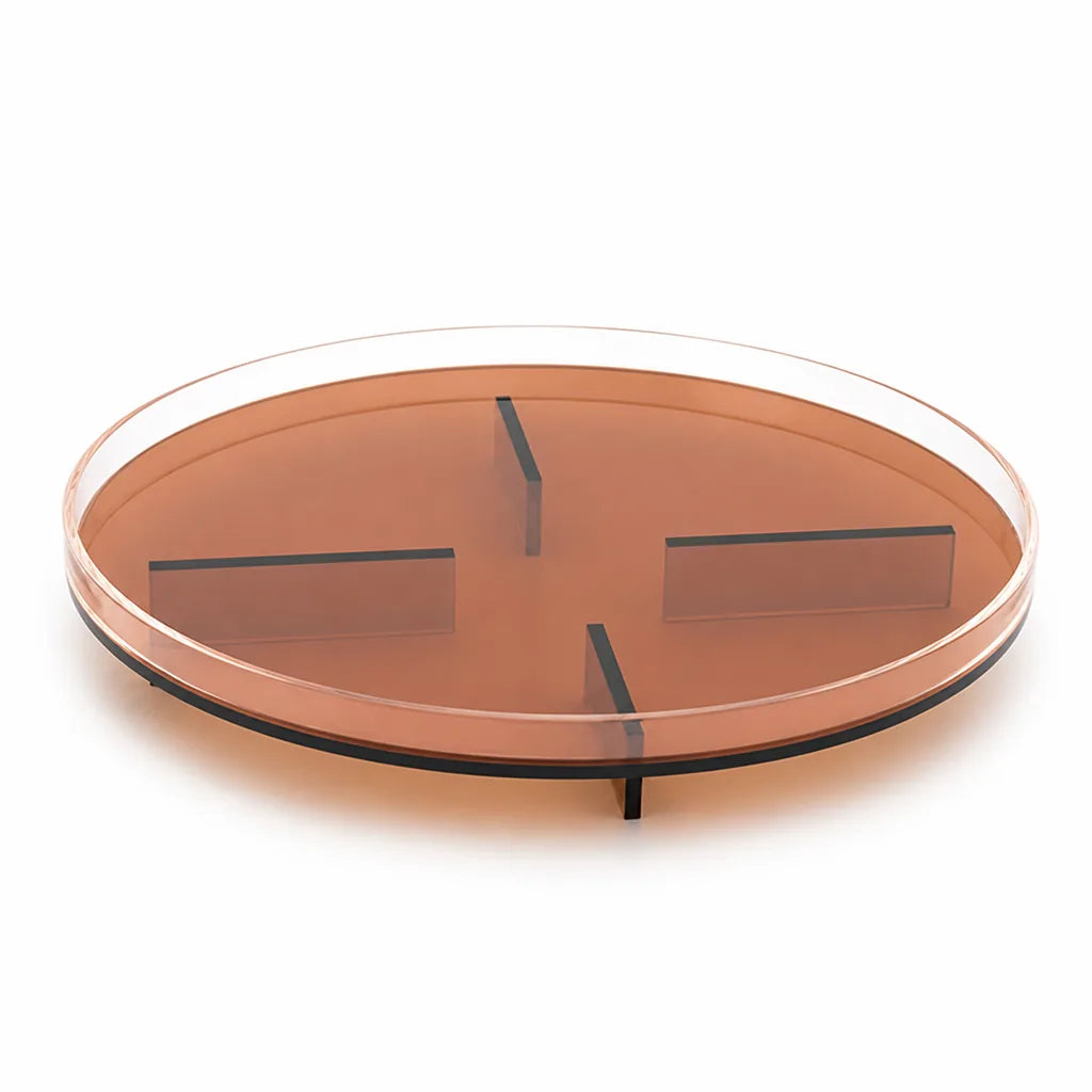 Serving Tray Food-Safe Acrylic Modern Retro Scratch-Resistant