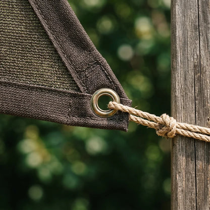 Shade Cloth UV-Stabilized Knitted HDPE Reinforced Grommets