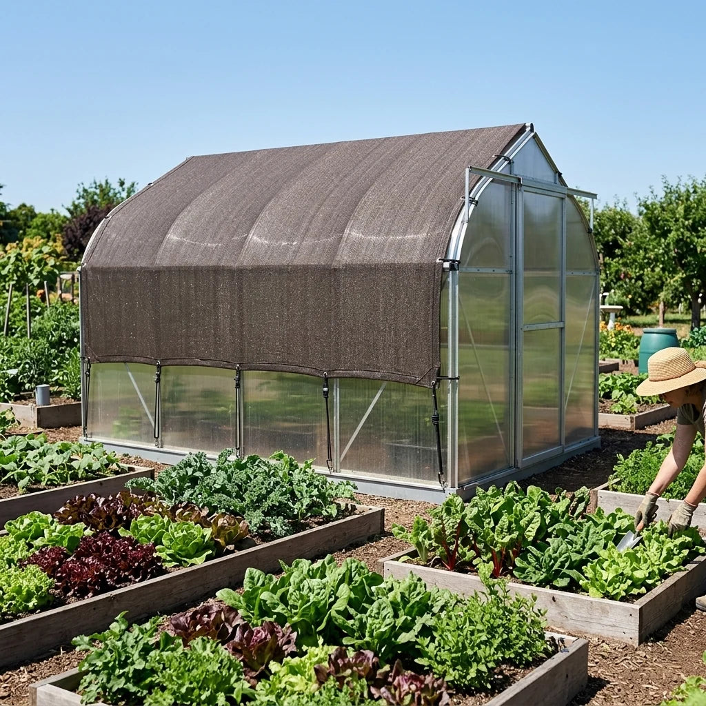 Shade Cloth UV-Stabilized Knitted HDPE Reinforced Grommets