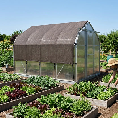 Shade Cloth UV-Stabilized Knitted HDPE Reinforced Grommets