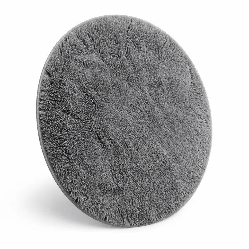 Shaggy Fluffy Polyester Rug with Non-Slip Backing (Machine-Washable)