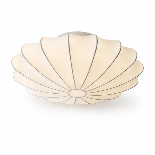 Shell-Shaped Metal and Polymer Ceiling Light (E26/E27 Socket)