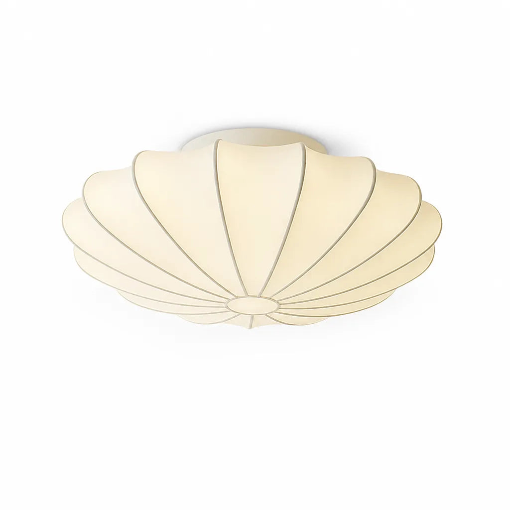 Shell-Shaped Metal and Polymer Ceiling Light (E26/E27 Socket)