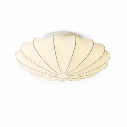 Shell-Shaped Metal and Polymer Ceiling Light (E26/E27 Socket)