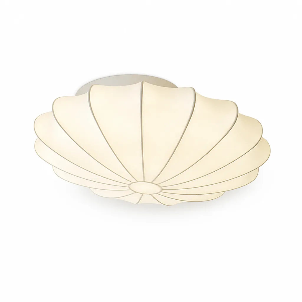 Shell-Shaped Metal and Polymer Ceiling Light (E26/E27 Socket)