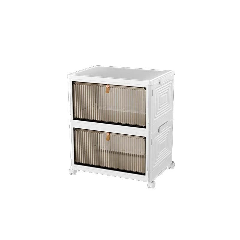 Shoe Rack Transparent Adjustable Compartments