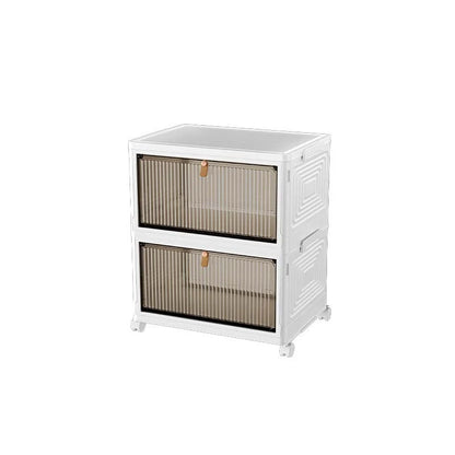 Shoe Rack Transparent Adjustable Compartments