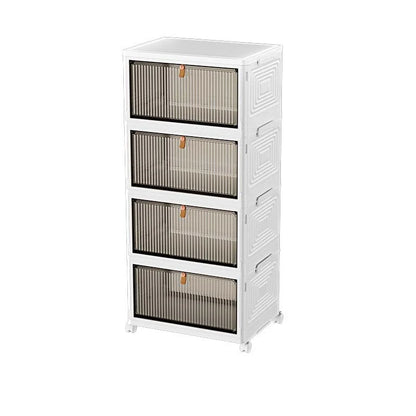 Shoe Rack Transparent Adjustable Compartments