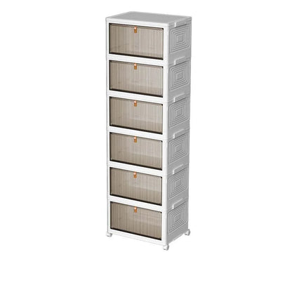 Shoe Rack Transparent Adjustable Compartments