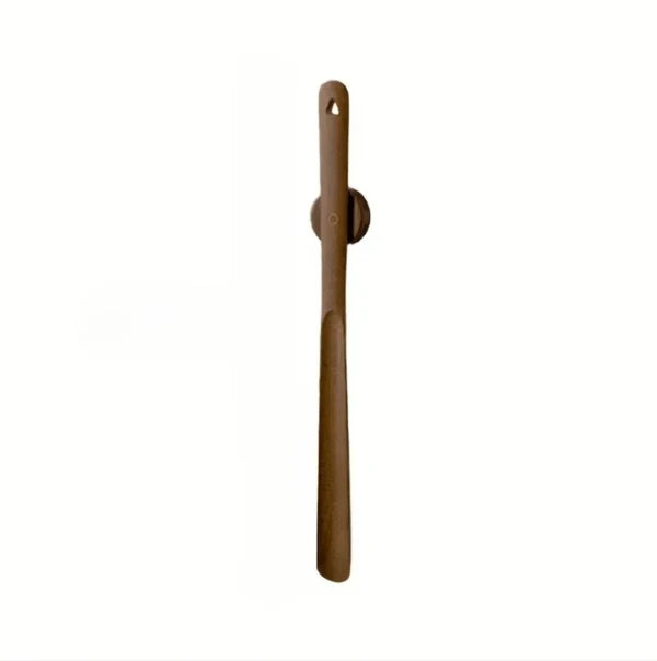 Shoehorn Long Handle 20 Inch Solid Wood Magnetic Mount