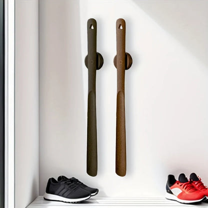 Shoehorn Long Handle 20 Inch Solid Wood Magnetic Mount