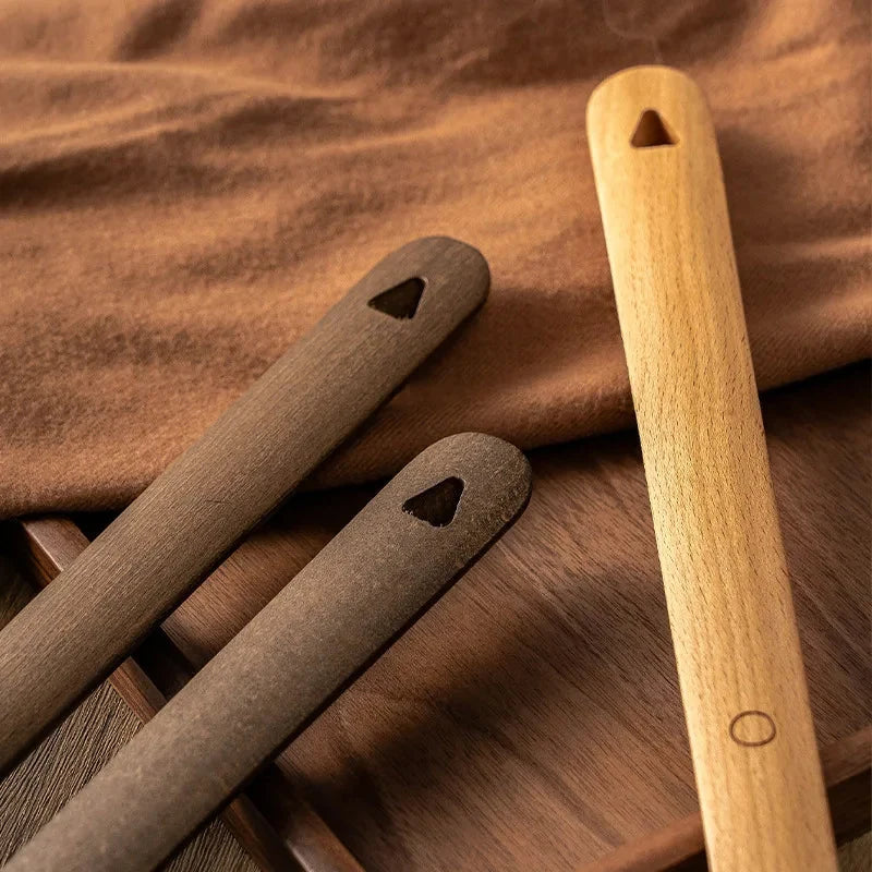 Shoehorn Long Handle 20 Inch Solid Wood Magnetic Mount