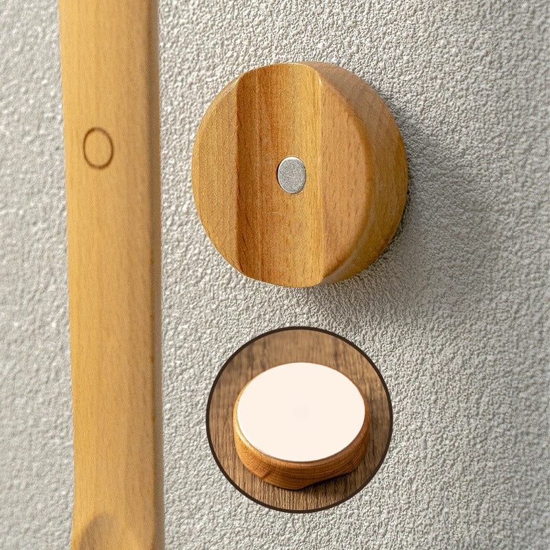 Shoehorn Long Handle 20 Inch Solid Wood Magnetic Mount
