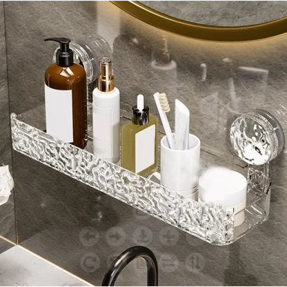 Shower Caddy Suction Cup No-Drill Space-Saving