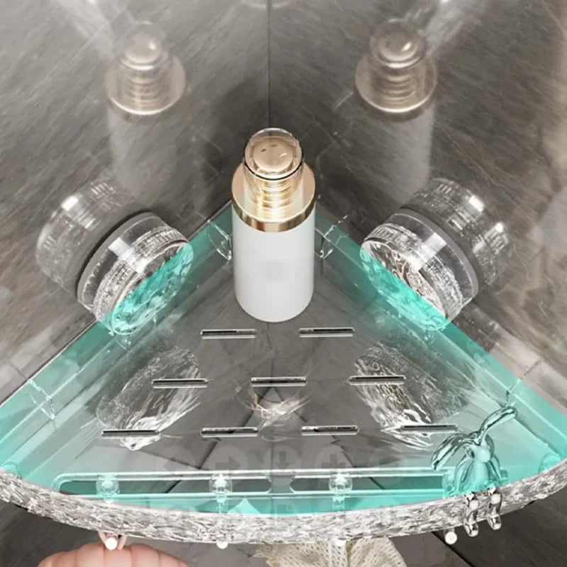 Shower Caddy Suction Cup No-Drill Space-Saving