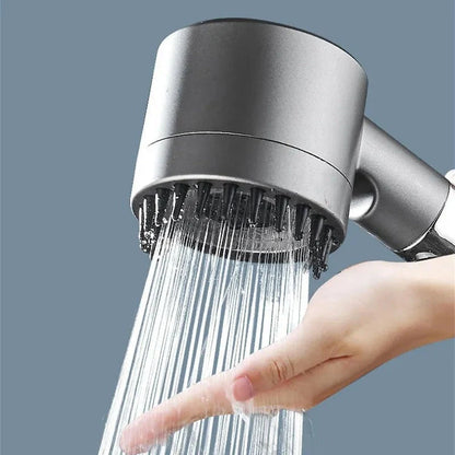 Shower Head Three Spray Settings Replaceable Filter