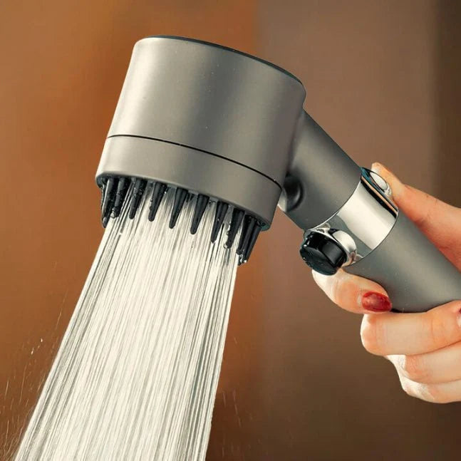 Showerhead 3 Spray Settings Built-In Replaceable Filter