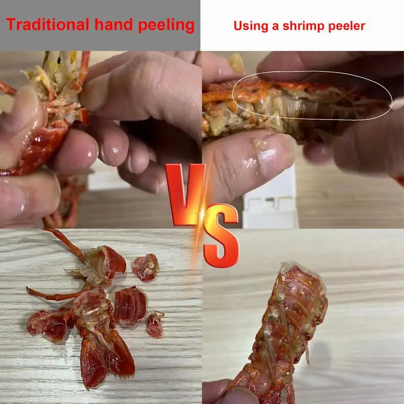 Shrimp Peeler Tool One-Motion Peeling & Deveining