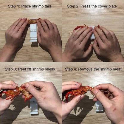 Shrimp Peeler Tool One-Motion Peeling & Deveining