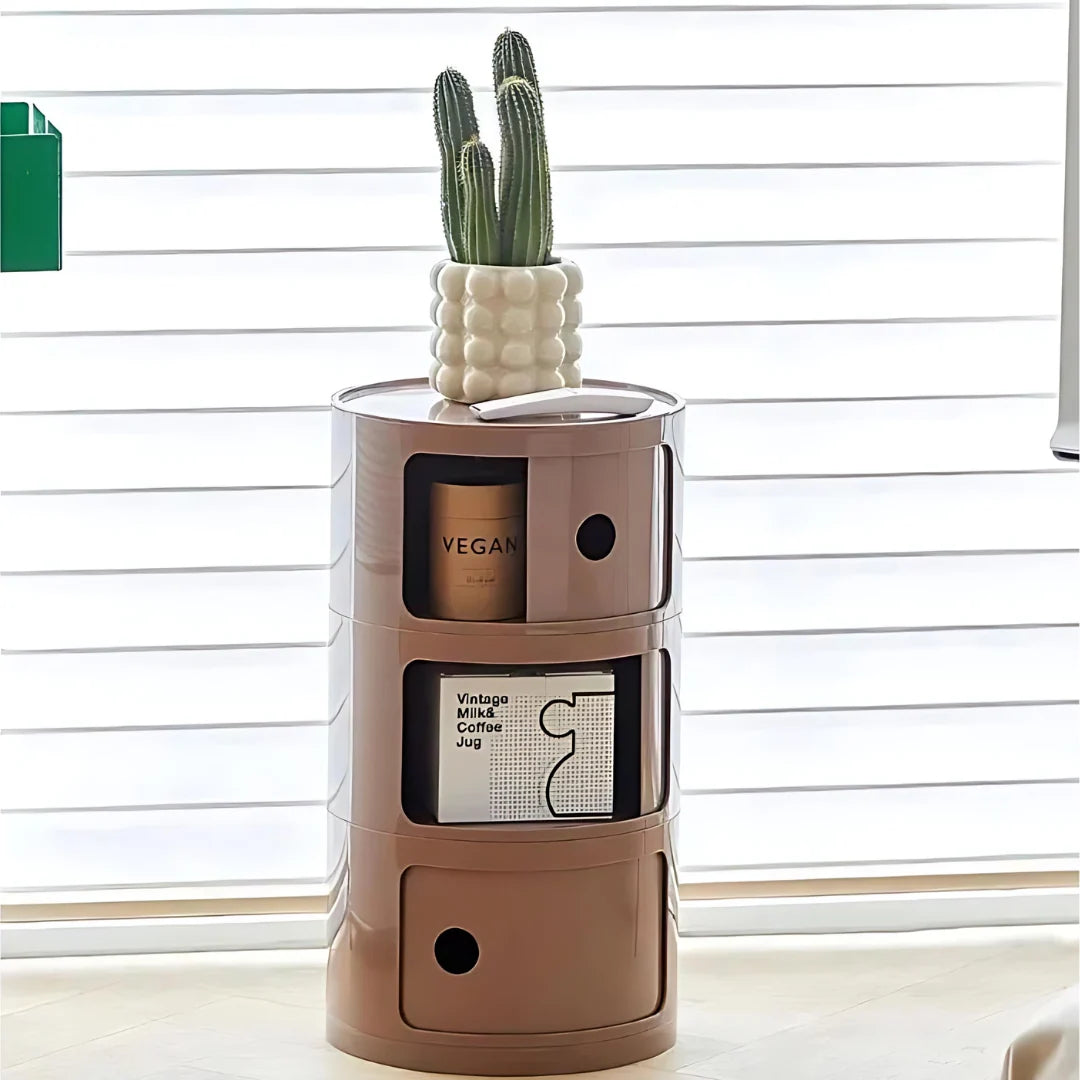 Side Table Vase-Shaped With Two Drawers五月婷婷