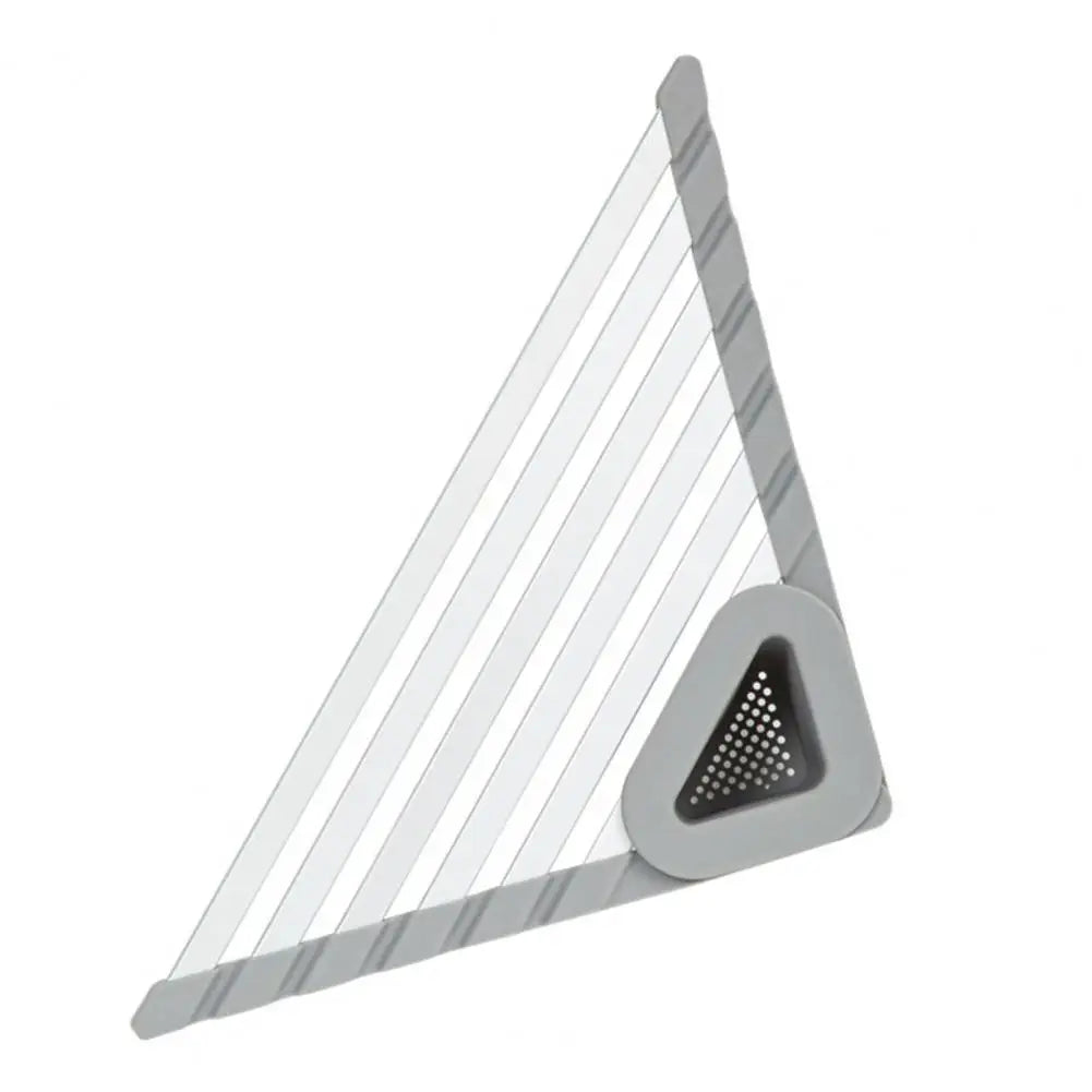 Sink Corner Storage Rack Triangular Non-Slip Quick-Dry Ventilation