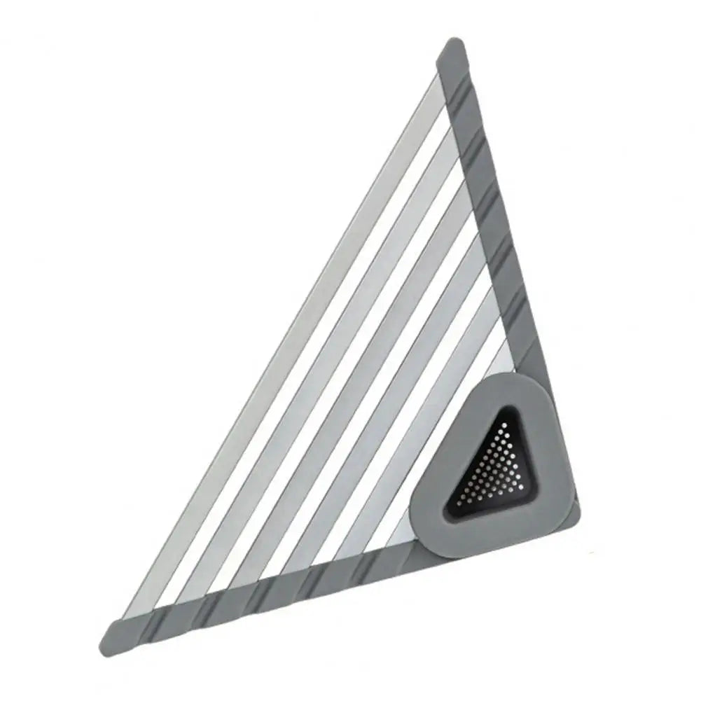 Sink Corner Storage Rack Triangular Non-Slip Quick-Dry Ventilation