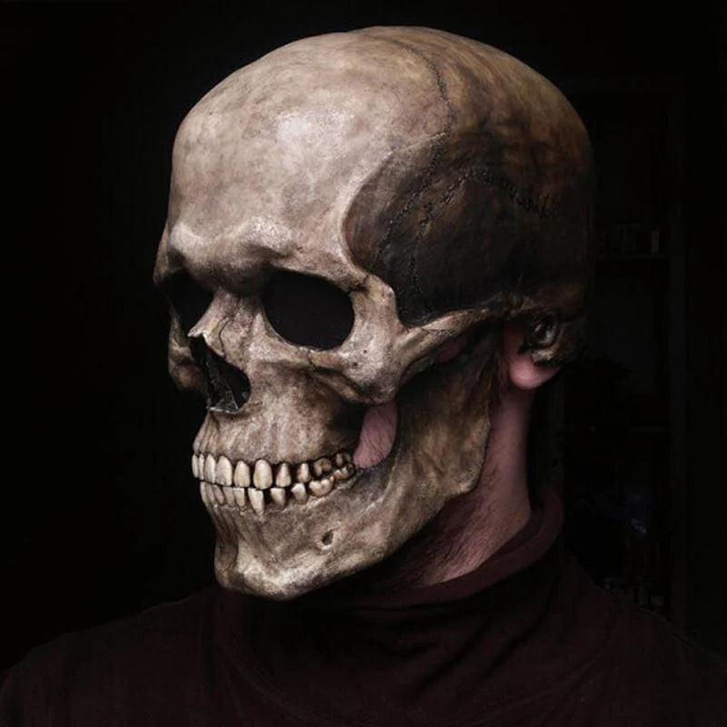 Skeleton Mask Realistic Latex & Silicone Adult Fit
