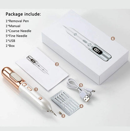 Skin Blemish Removal Pen Plasma Therapy & USB Rechargeable