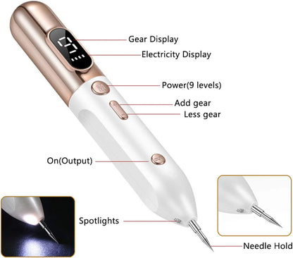 Skin Blemish Removal Pen Plasma Therapy & USB Rechargeable
