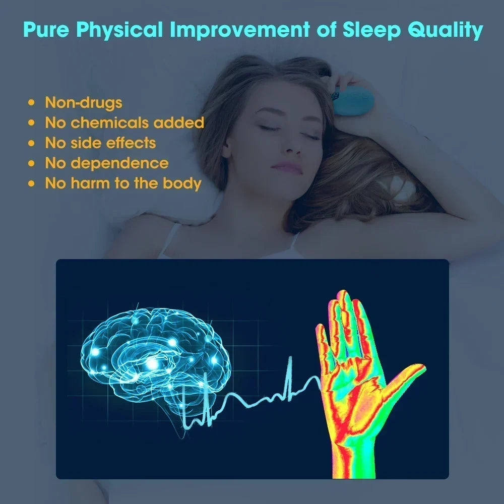 Sleep Relaxer EMS Microcurrent 15 Intensity Levels Portable Rechargeable