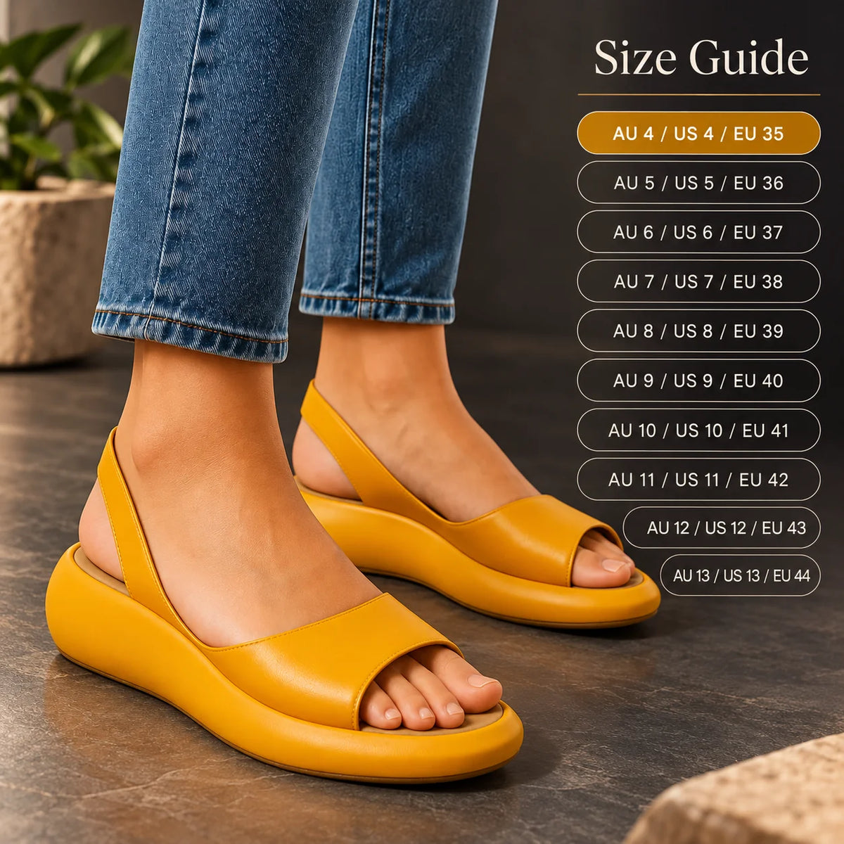 Slingback Sandals Open Toe Secure Heel Comfortable Fit