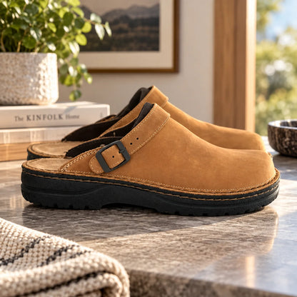 Slip-On Clogs Contoured Cushioning Breathable Upper & Shock-Absorbing Sole