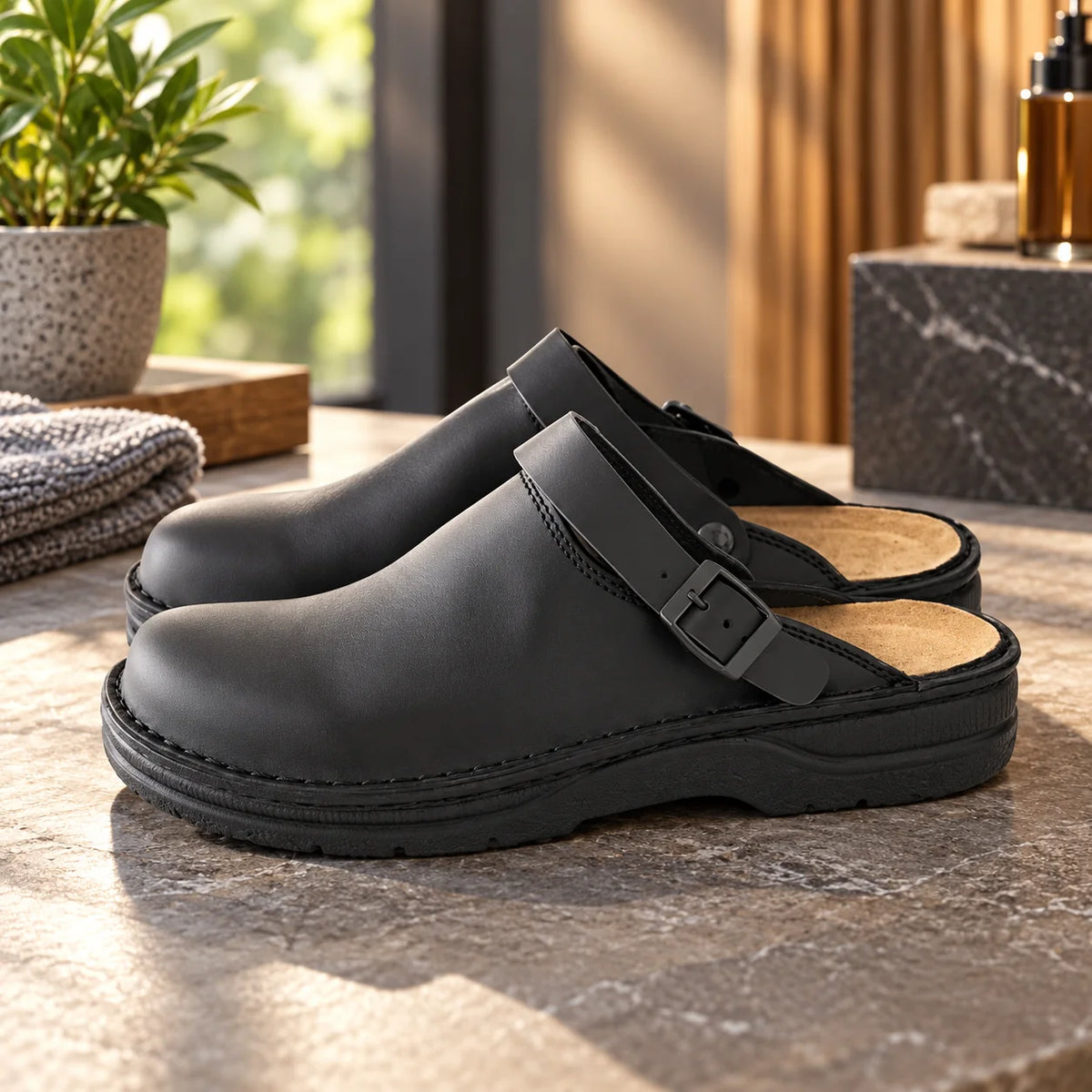 Slip-On Clogs Contoured Cushioning Breathable Upper & Shock-Absorbing Sole