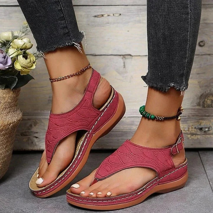 Slip-On Sandal Arch Support Contoured EVA & Non-Slip Sole
