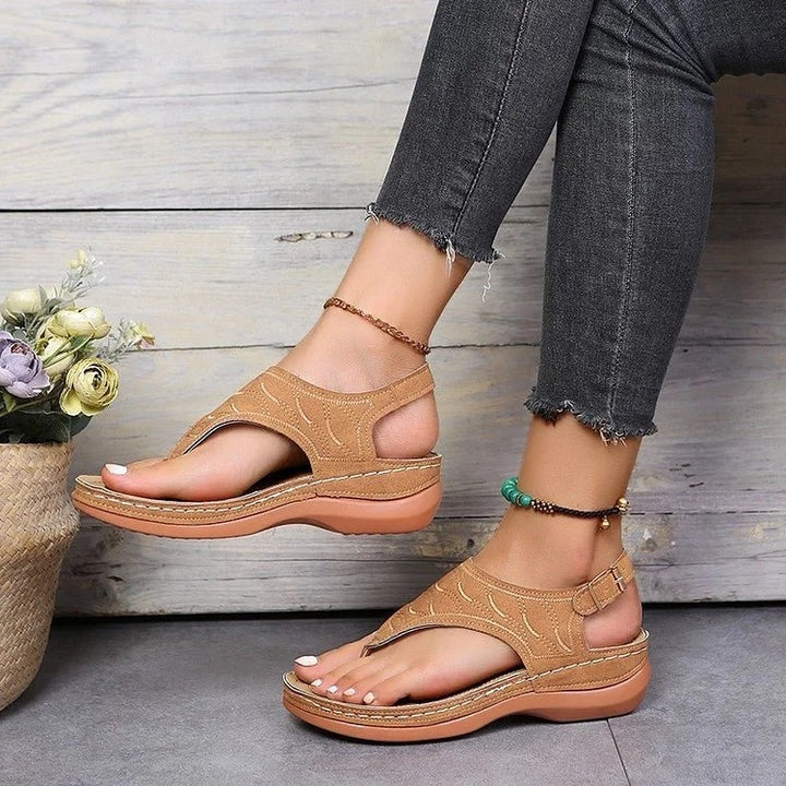 Slip-On Sandal Arch Support Contoured EVA & Non-Slip Sole