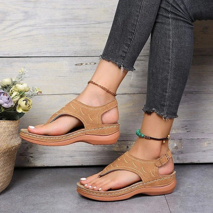 Slip-On Sandal Arch Support Contoured EVA & Non-Slip Sole