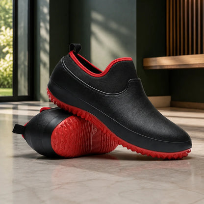 Slip-On Utility Shoes Non-Slip Deep-Tread Cushioned Footbed