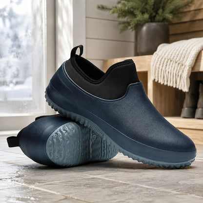 Slip-On Utility Shoes Non-Slip Deep-Tread Cushioned Footbed