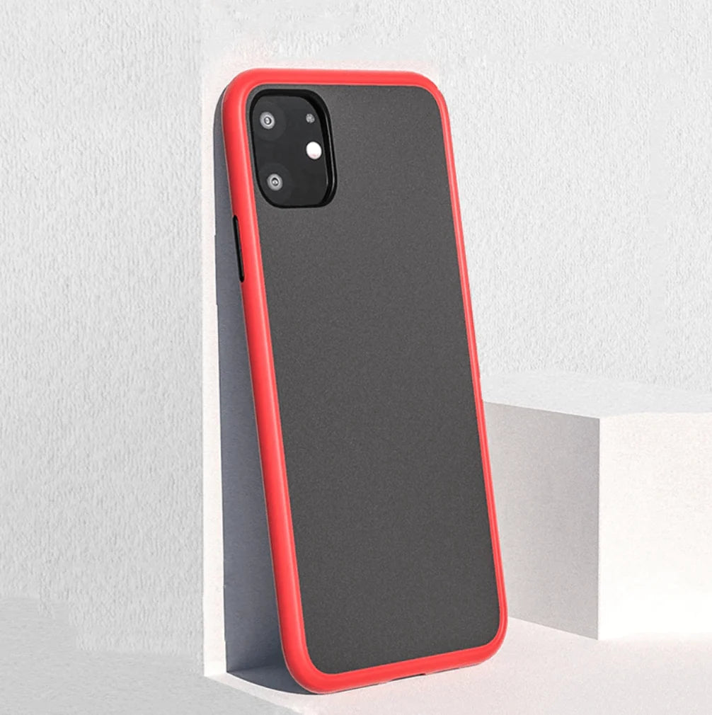 Smartphone Case 360-Degree Protection Wireless Charging Compatible Matte Finish